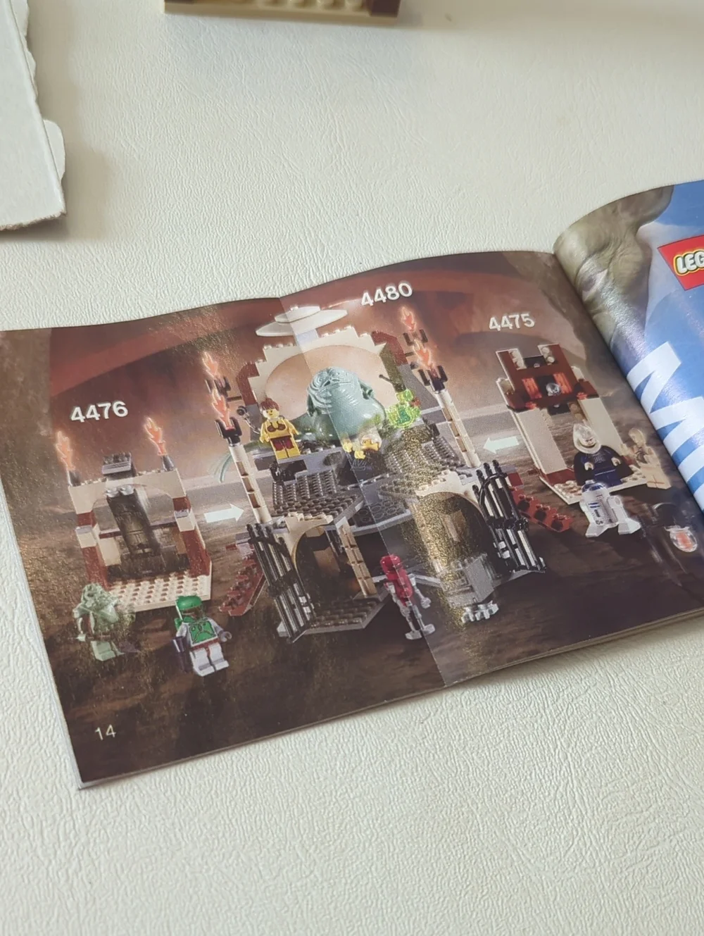 Star Wars Lego Set 4475 Jabba's Message Complete With Minifigures Instructions